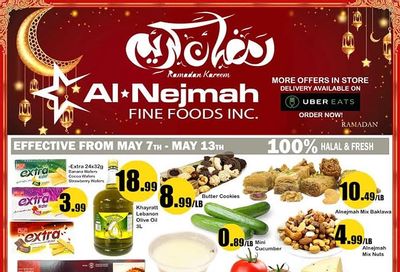 Alnejmah Fine Foods Inc. Flyer May 7 to 13