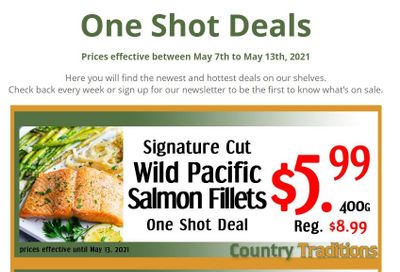 Country Traditions One-Shot Deals Flyer May 7 to 13