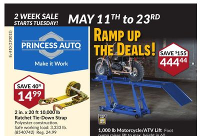 Princess Auto Flyer May 11 to 23