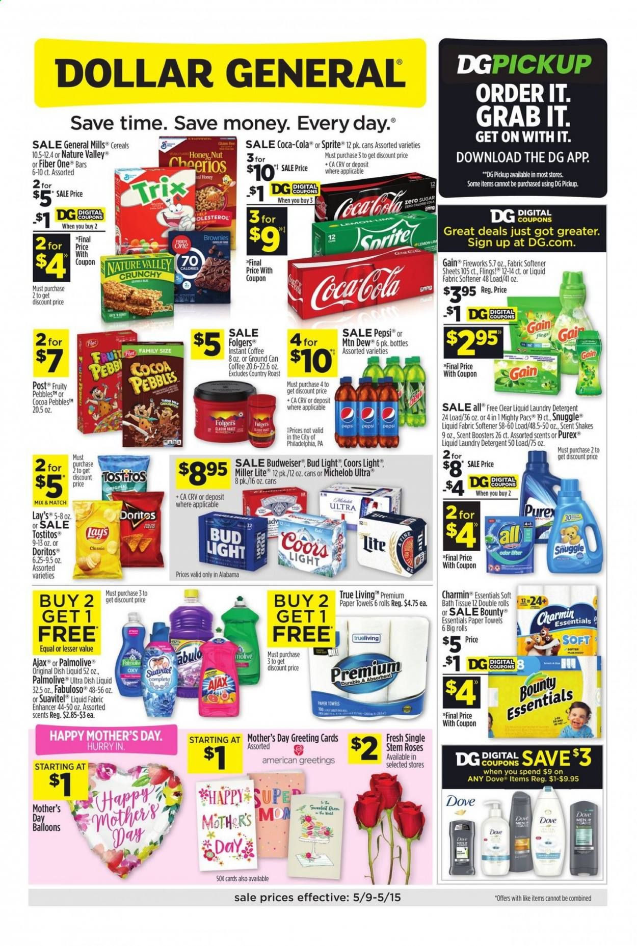Dollar General (AL) Weekly Ad Flyer May 9 to May 15