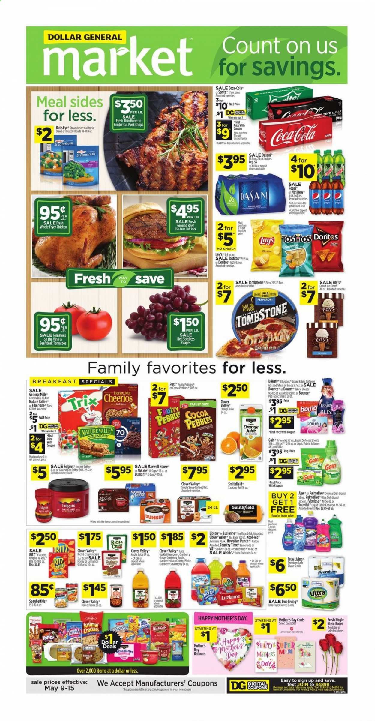 Dollar General (AL, GA, KY, LA, TN) Weekly Ad Flyer May 9 to May 15