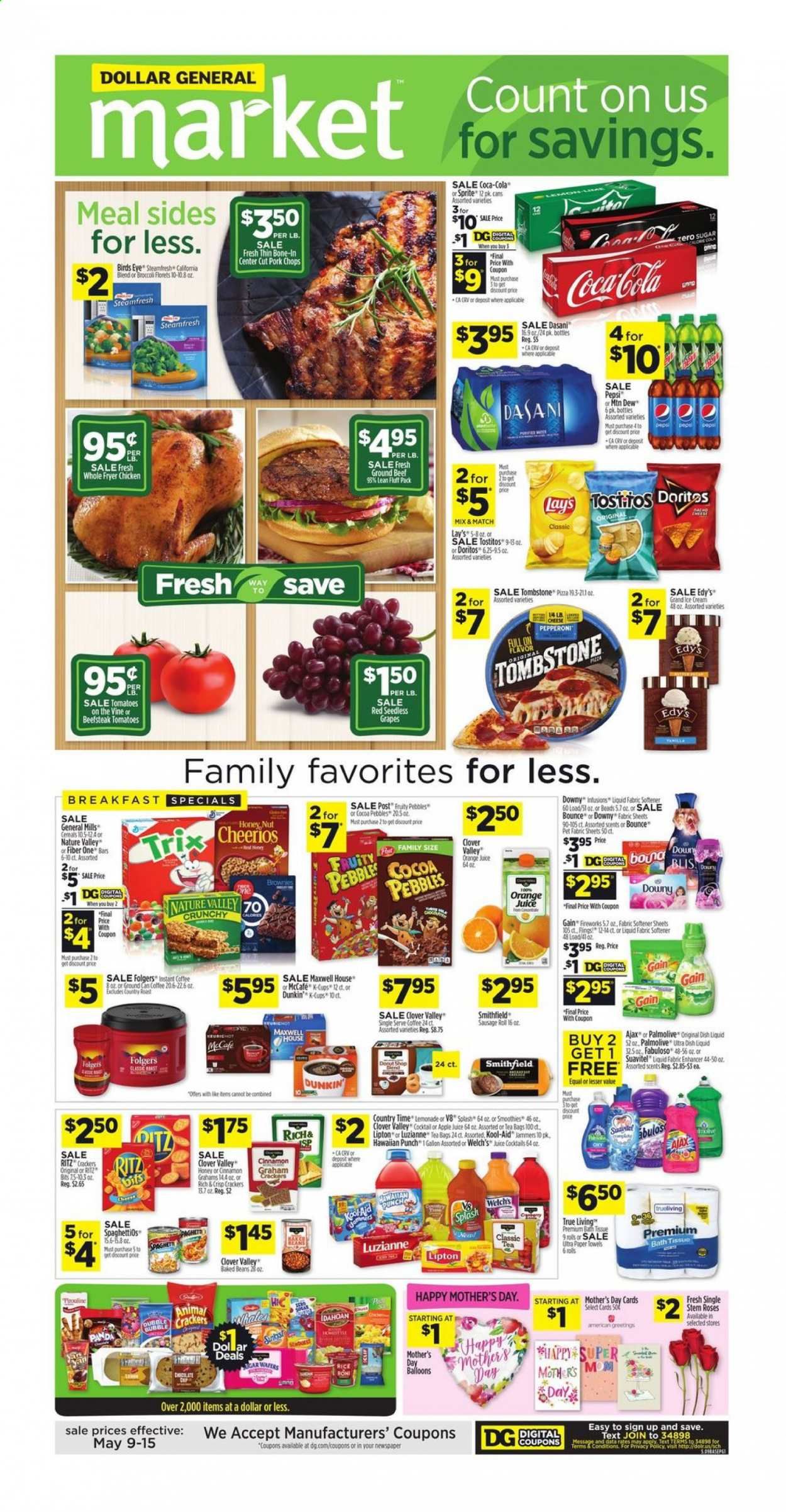 Dollar General (IN, OH) Weekly Ad Flyer May 9 to May 15