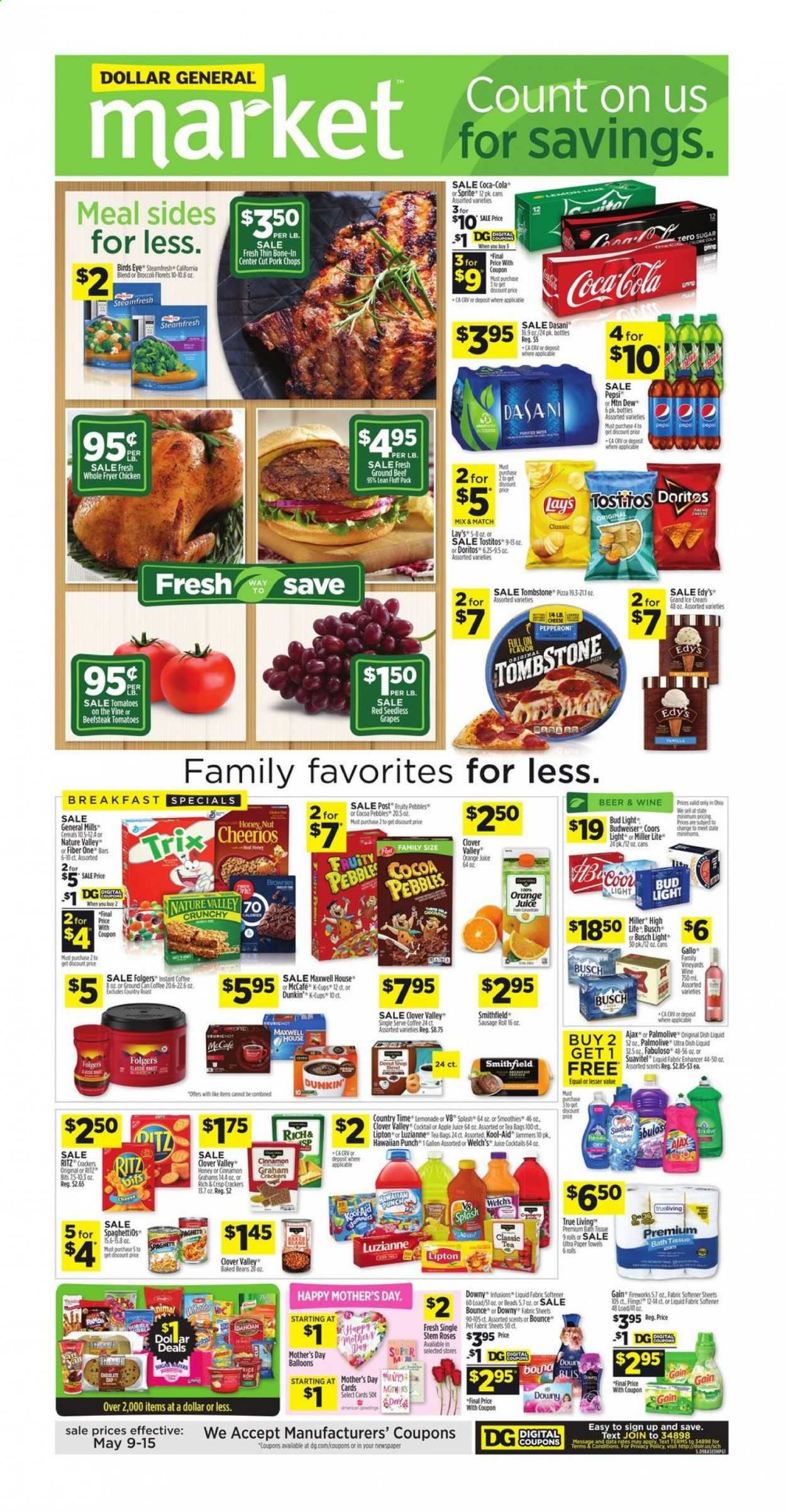 Dollar General (OH) Weekly Ad Flyer May 9 to May 15