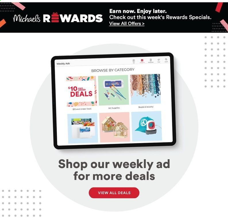 Michaels Weekly Ad Flyer May 9 to May 15