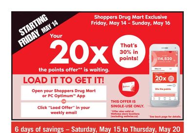 Shoppers Drug Mart (ON) Flyer May 15 to 20