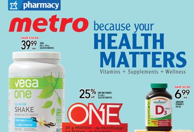 Metro (ON) Pharmacy Flyer May 13 to 26