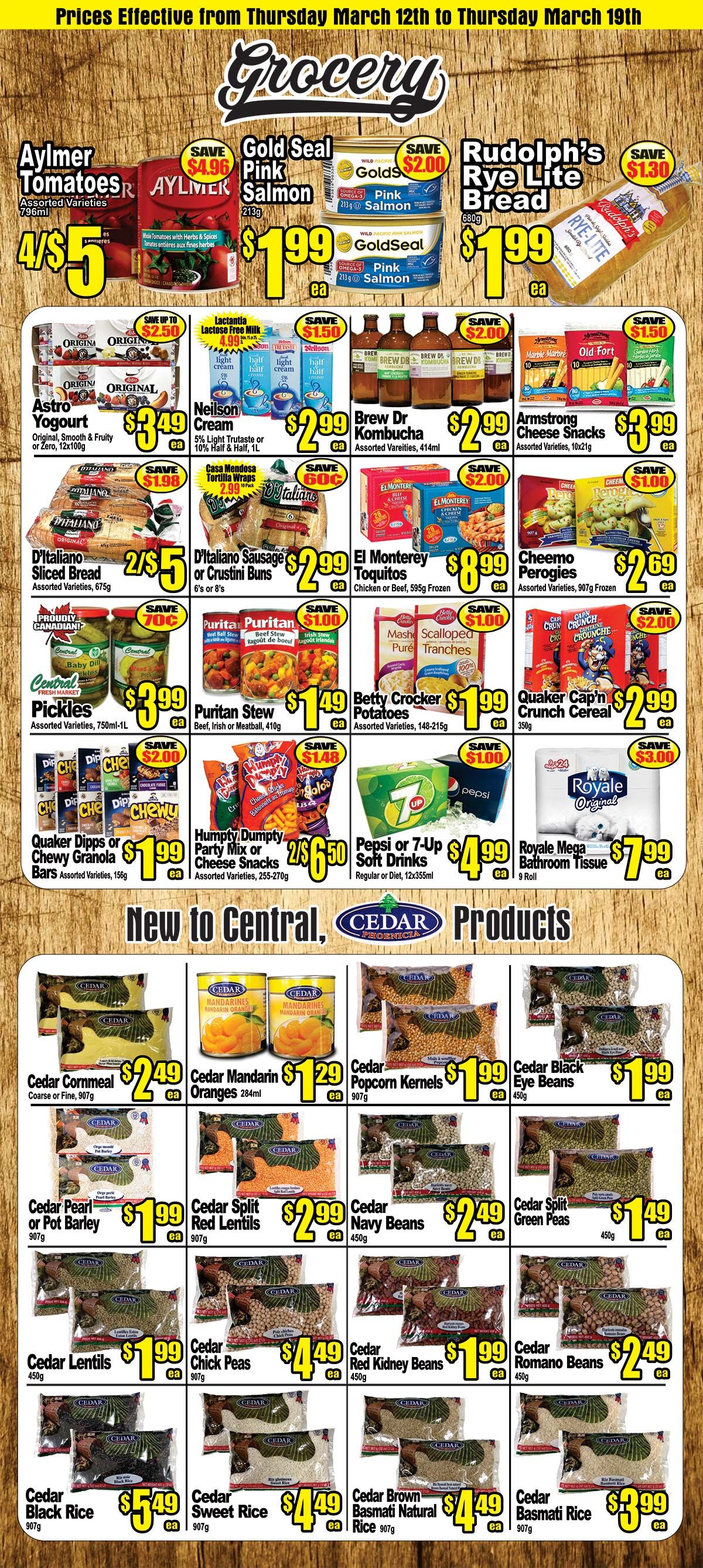 Central Fresh Market Flyer March 12 to 19