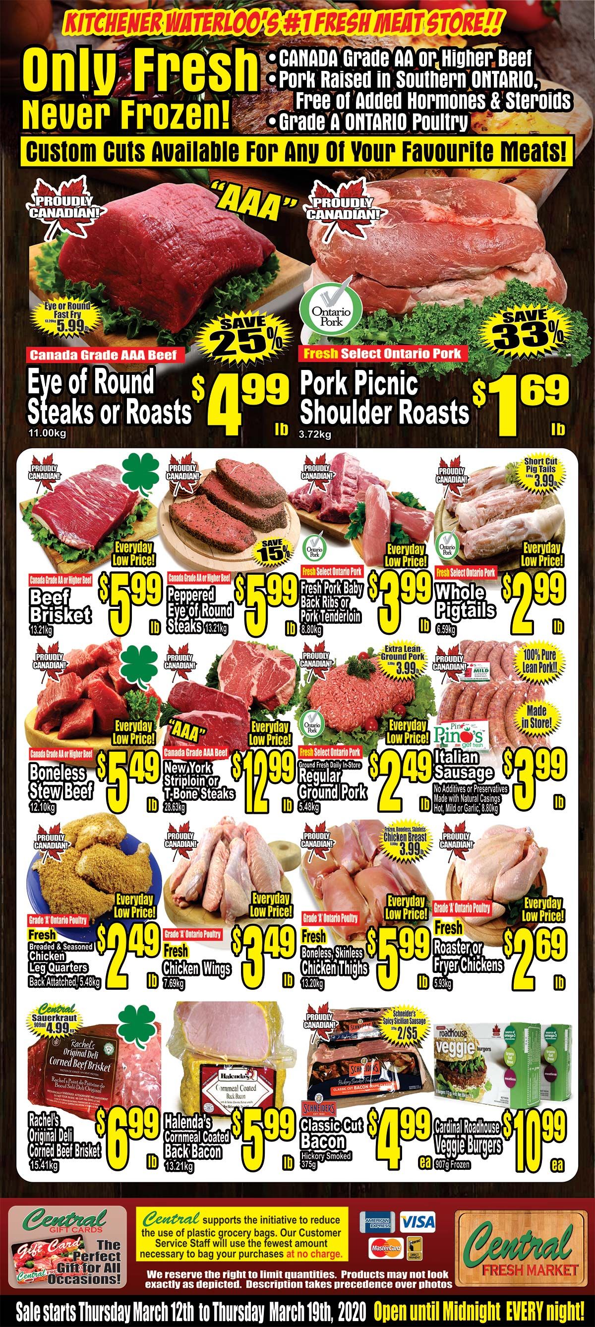 Central Fresh Market Flyer March 12 to 19