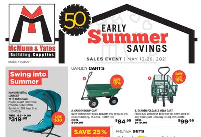 McMunn & Yates Building Supplies Flyer May 13 to 26