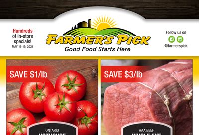 Farmer's Pick Flyer May 13 to 19