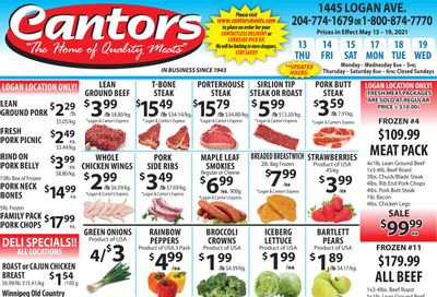 Cantor's Meats Flyer May 13 to 19