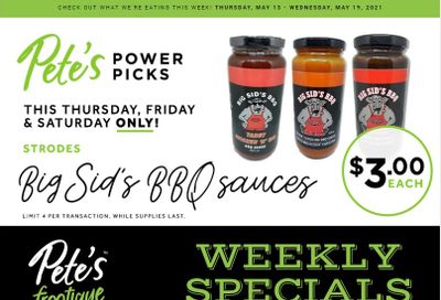 Pete's Fine Foods Flyer May 13 to 19