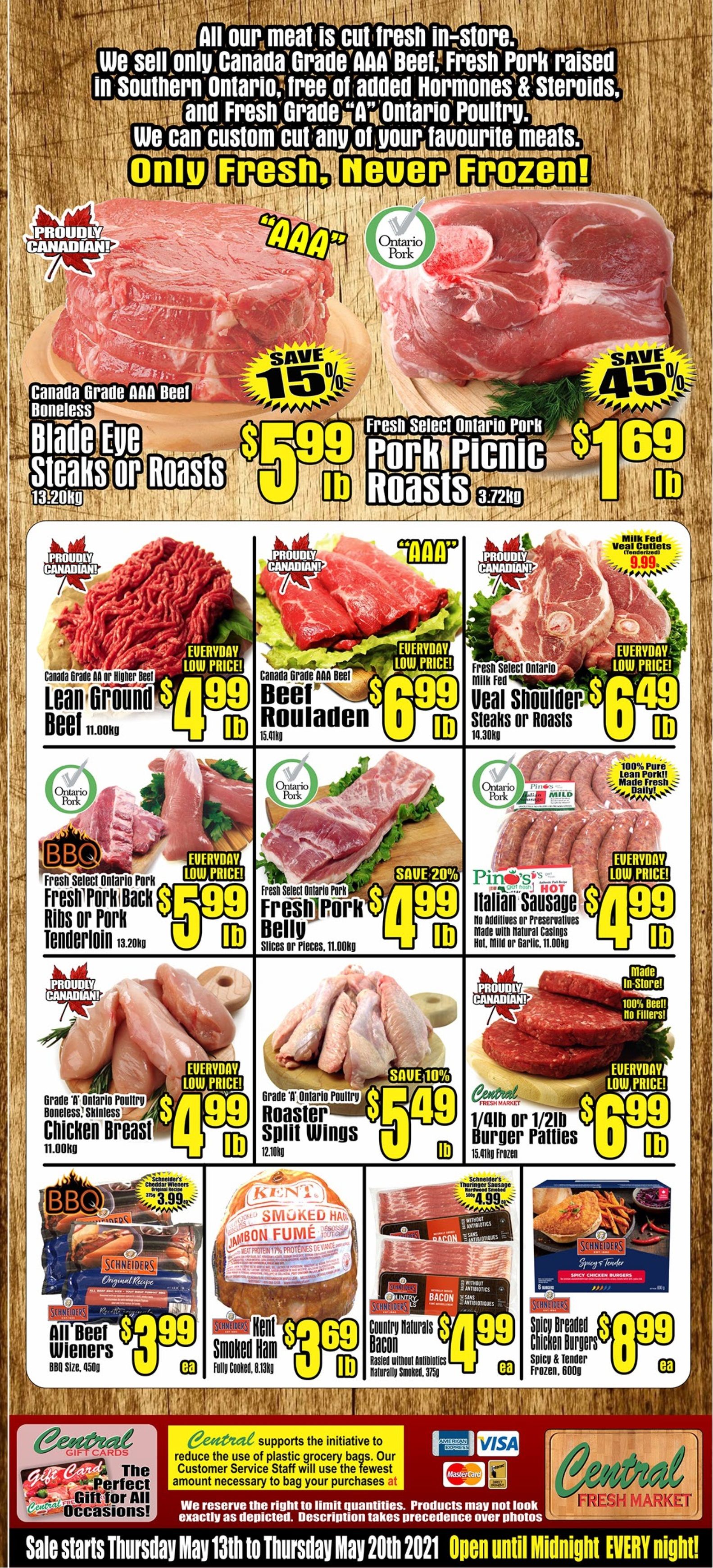 Central Fresh Market Flyer May 13 to 20