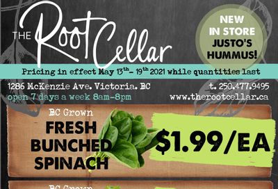 The Root Cellar Flyer May 13 to 19