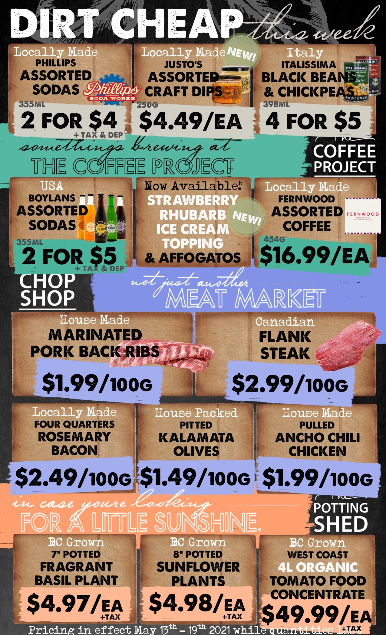 The Root Cellar Flyer May 13 to 19