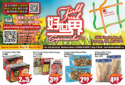 Field Fresh Supermarket Flyer May 14 to 20