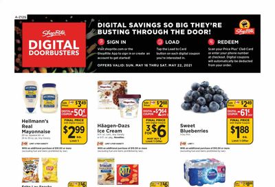 ShopRite (CT, DE, MD, NJ, NY, PA) Weekly Ad Flyer May 16 to May 22