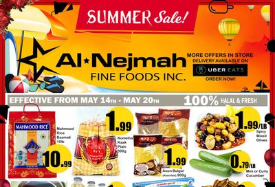 Alnejmah Fine Foods Inc. Flyer May 14 to 20