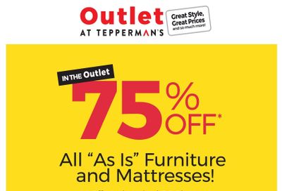 Outlet at Tepperman's Flyer May 14 to 20