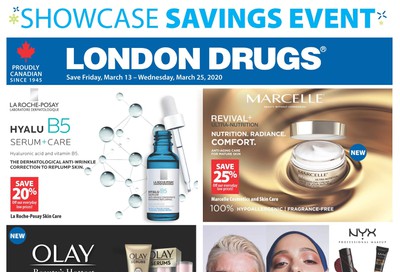 London Drugs Showcase Savings Event Flyer March 13 to 25