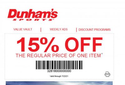 Dunham's Sports Weekly Ad Flyer April 29 to July 22