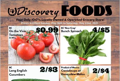 Discovery Foods Flyer May 16 to 22