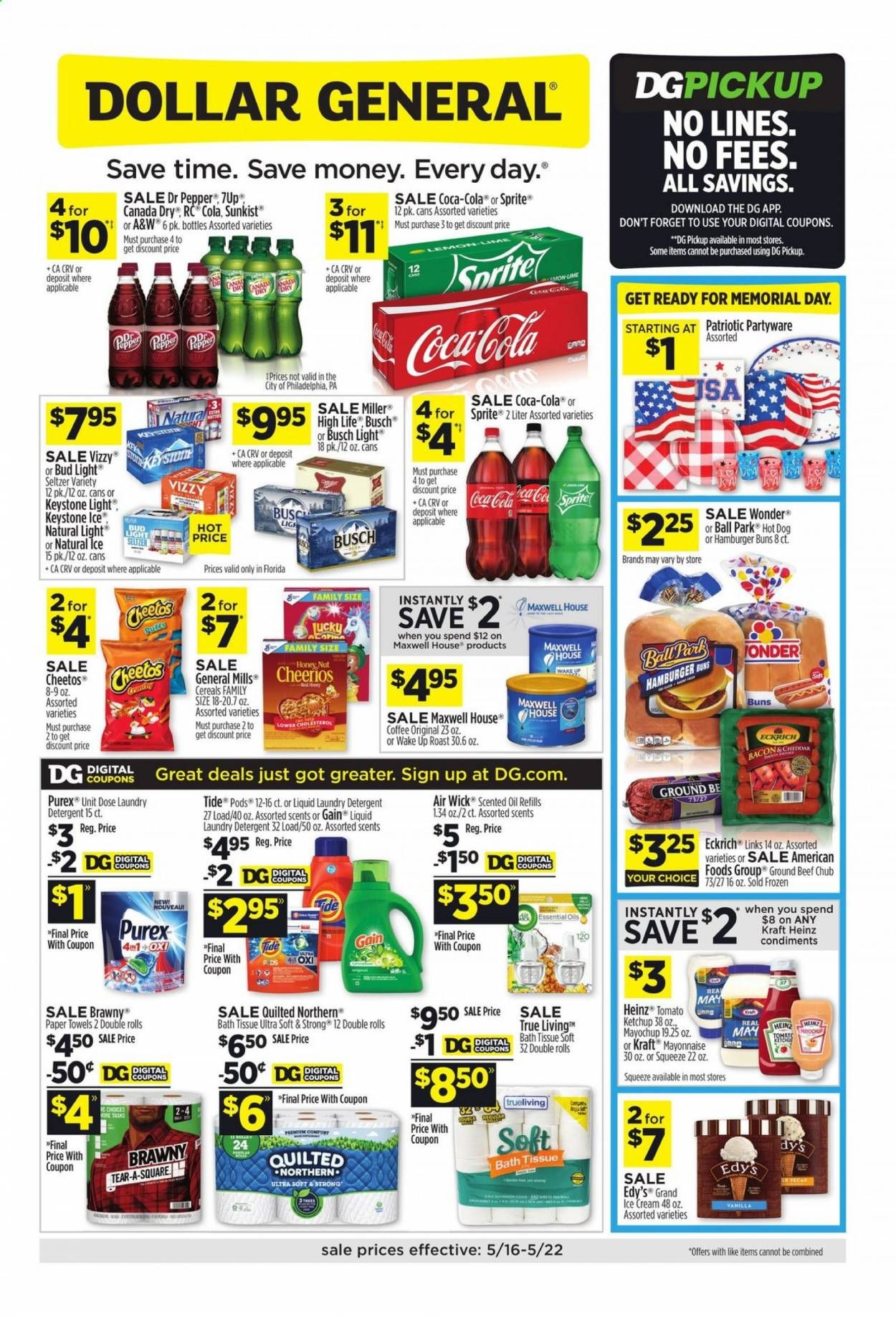 Dollar General (FL) Weekly Ad Flyer May 16 to May 22
