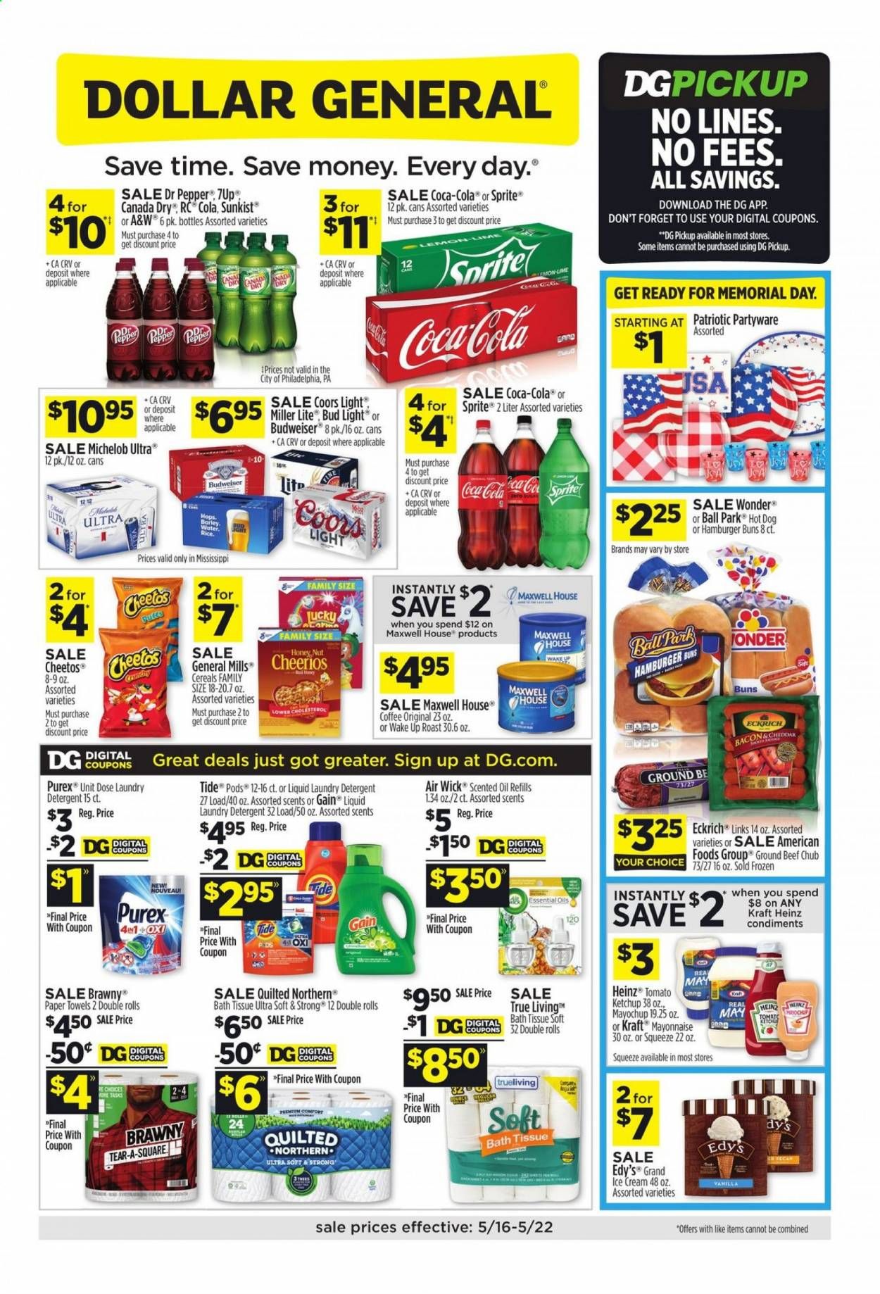 Dollar General (MS) Weekly Ad Flyer May 16 to May 22
