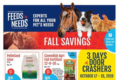 ShurGain Feeds'n Needs Flyer October 17 to 26