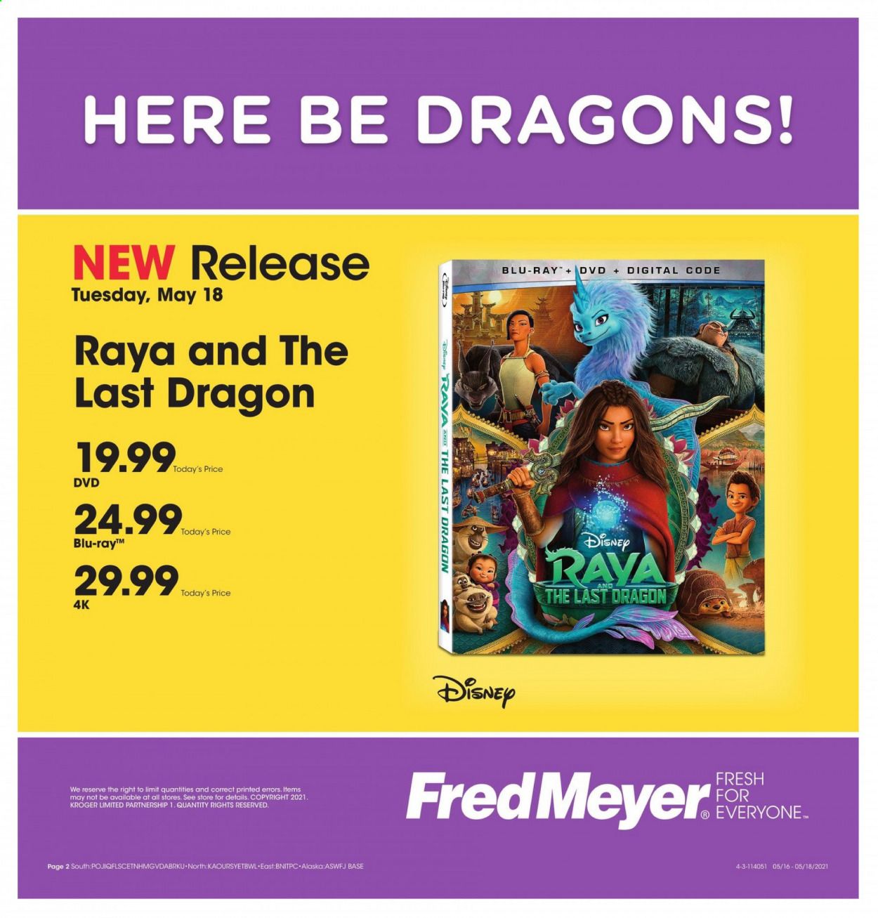 Fred Meyer (DC, DE, NJ, NY, PA, VA) Weekly Ad Flyer May 18 to May 18