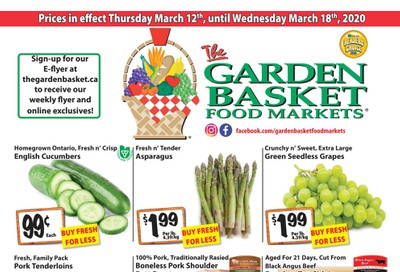 The Garden Basket Flyer March 12 to 18