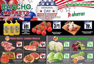 Rancho Markets (UT) Weekly Ad Flyer May 18 to May 24