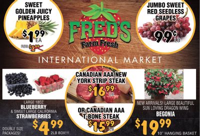 Fred's Farm Fresh Flyer May 19 to 25