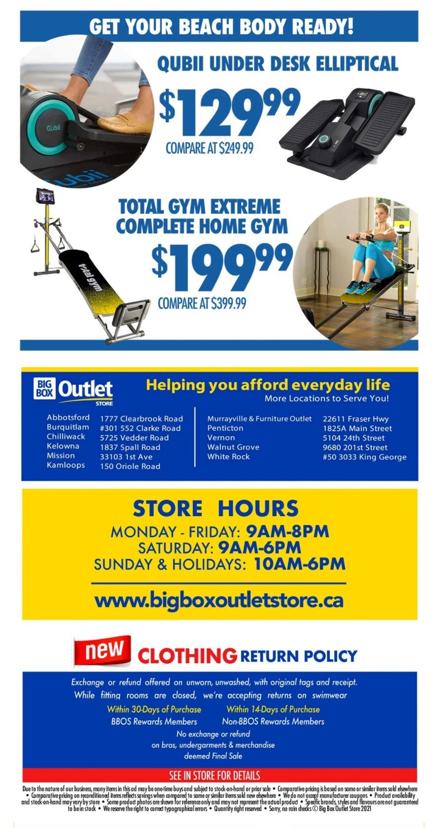 Big Box Outlet Store Flyer May 19 to 25