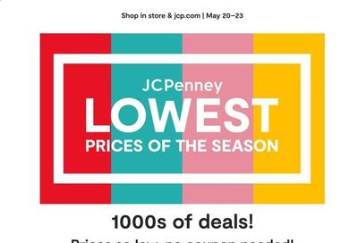 JCPenney Weekly Ad Flyer May 20 to May 23