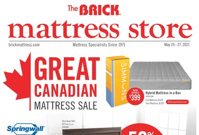 The Brick Mattress Store Flyer May 19 to 27