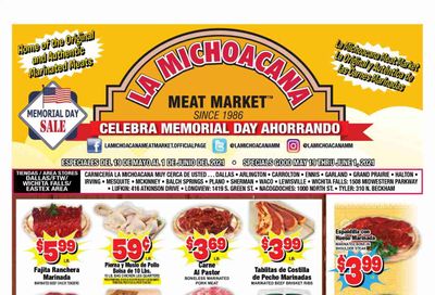La Michoacana Meat Market (TX) Weekly Ad Flyer May 19 to June 1