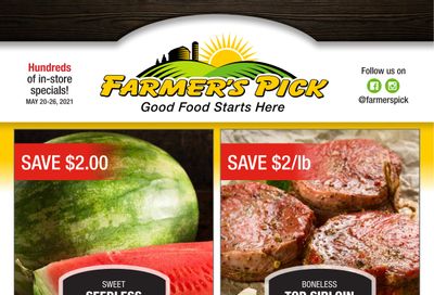 Farmer's Pick Flyer May 20 to 26