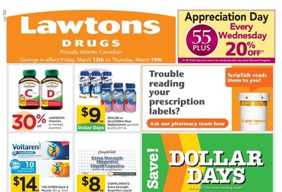 Lawtons Drugs Flyer March 13 to 19