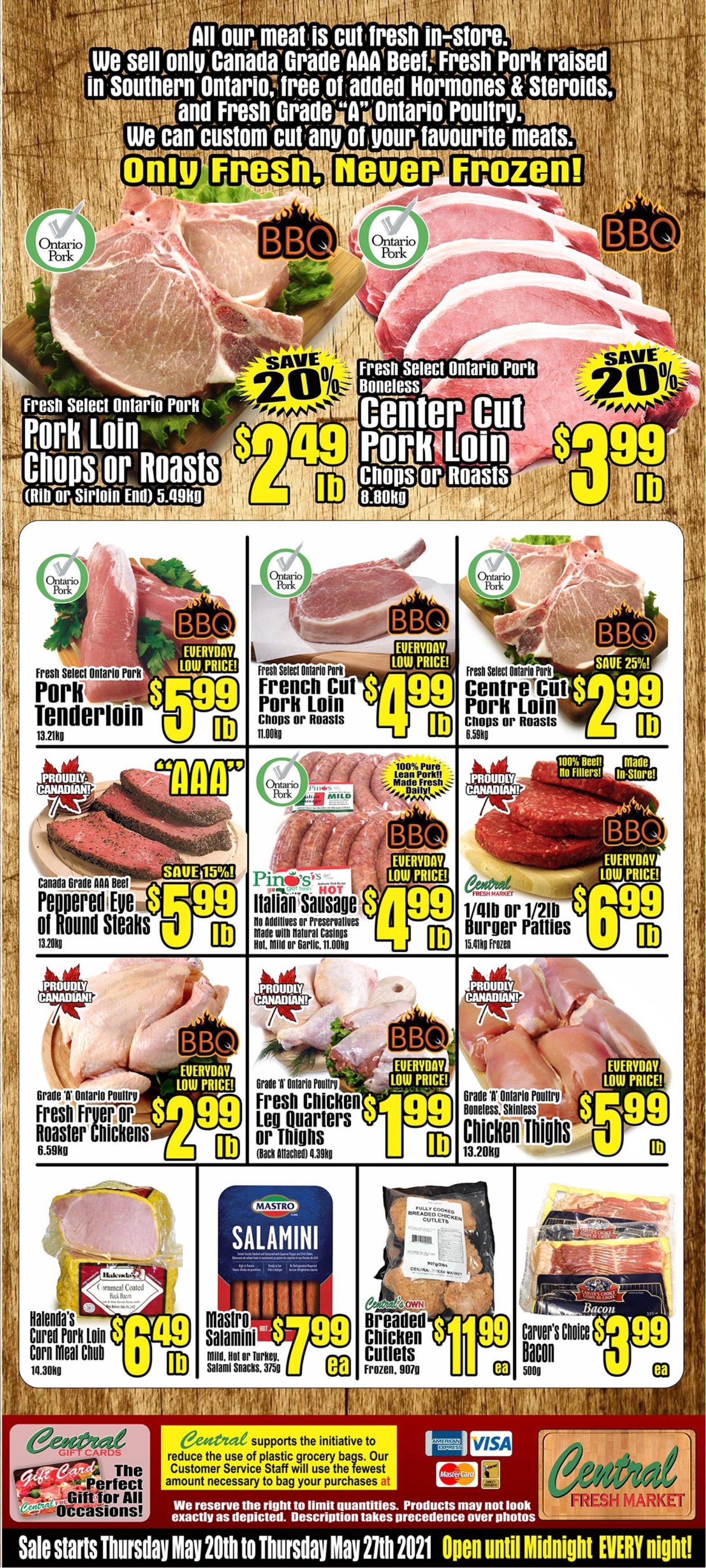 Central Fresh Market Flyer May 20 to 27
