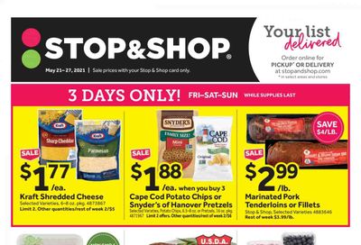 Stop & Shop (RI) Weekly Ad Flyer May 21 to May 27