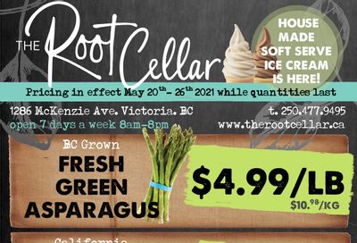 The Root Cellar Flyer May 20 to 26