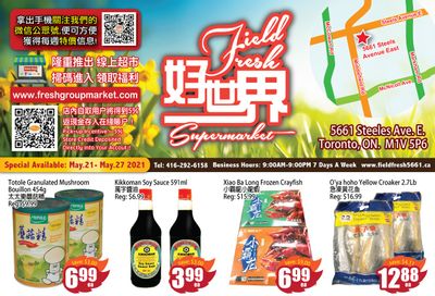Field Fresh Supermarket Flyer May 21 to 27