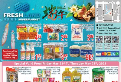 FreshLand Supermarket Flyer May 21 to 27