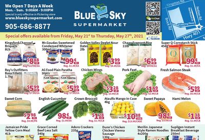 Blue Sky Supermarket (Pickering) Flyer May 21 to 27