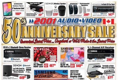 2001 Audio Video Flyer May 21 to 27