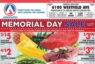 Associated Supermarkets (NY) Weekly Ad Flyer May 21 to May 27