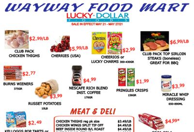 WayWay Food Mart Flyer May 21 to 27