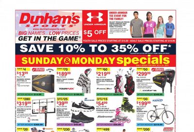 Dunham's Sports Weekly Ad Flyer May 22 to May 27