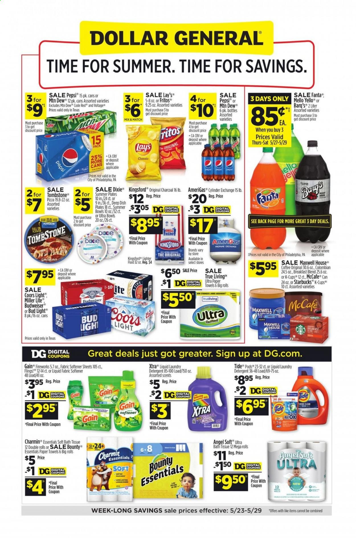 Dollar General (TX) Weekly Ad Flyer May 23 to May 29